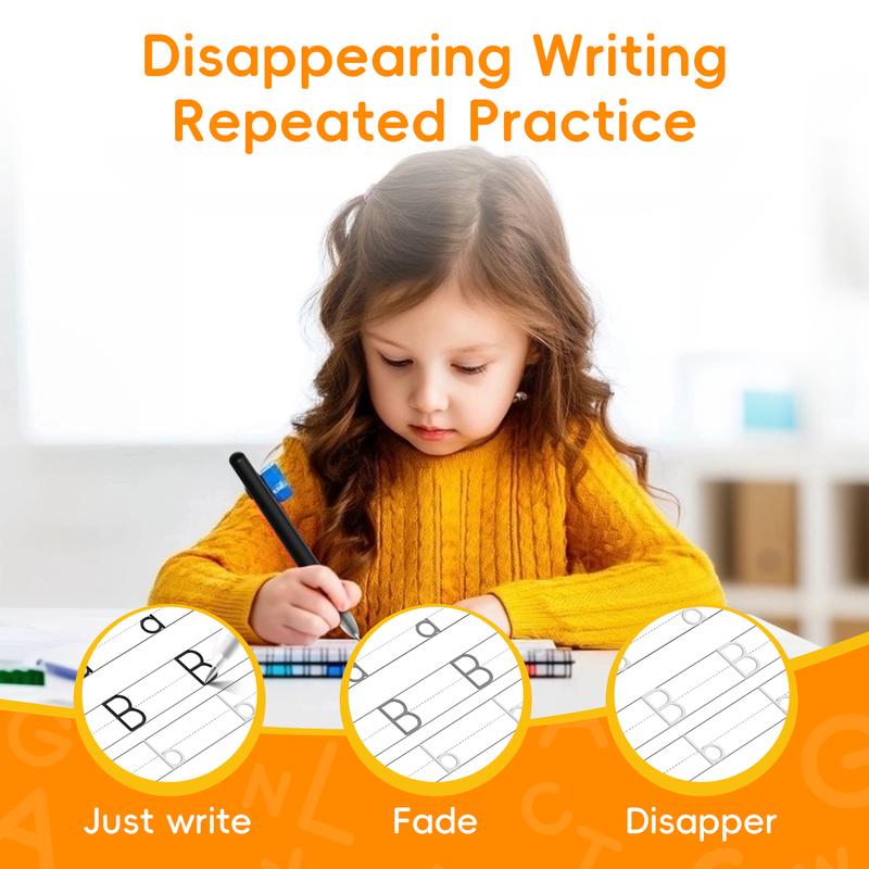 TIMELY™ 6 Reusable Grooved Handwriting Workbook for Kids
